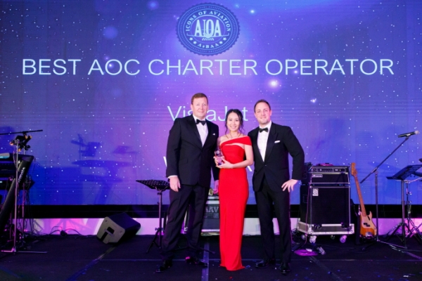 비스타젯이 AsBAA 주관 Icons of Aviation Awards에서 4년 연속으로 최고 운항사 타이틀을 차지했다 (사진제공: VistaJet)