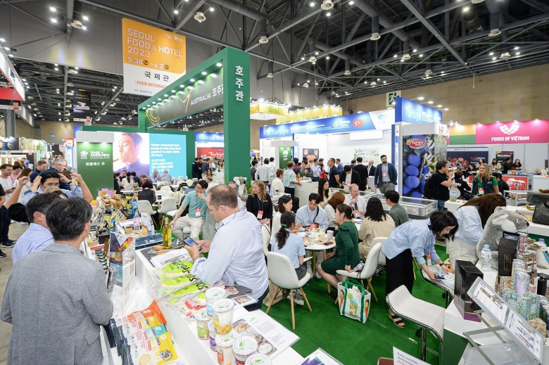 KOTRA(사장 유정열)는 6월 2일까지 고양시 킨텍스(KINTEX)에서 ‘2023 서울국제식품산업대전(이하 서울푸드 2023)’을 개최한다 (제공: KOTRA)