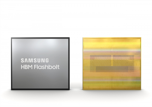 삼성전자 3세대 16GB HBM2E D램 플래시볼트 (사진제공: 삼성전자)